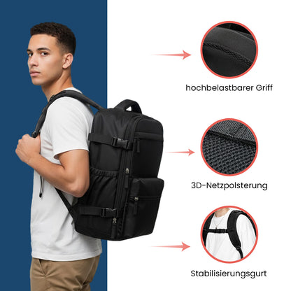 Vakuum-Reiserucksack - Mehr Platz. Weniger Volumen.